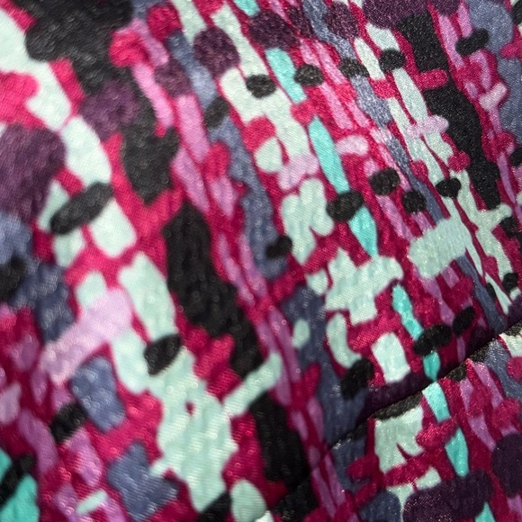 Attention Multi-Colored Textured Shift Dress, Size Large - Picture 6 of 10